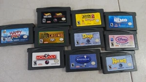 Nintendo Game Boy Advance Bundle Lot Of 10 Fun Games - Picture 1 of 5