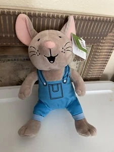 Kohls Cares If You Give A Mouse A Cookie Plush Stuffed Animal Blue Overall 13 “ - Picture 1 of 3