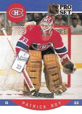1990-91 Pro Set #157 Patrick Roy - Image 1 of 2
