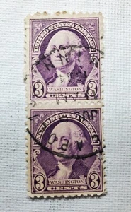 Francobollo Stati Uniti affrancatura 3 centesimi Washington 24/02 - Foto 1 di 4