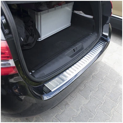 Protector de borde de carga de acero inoxidable adecuado para Peugeot 308 SW 2014-2021 - Imagen 1 de 4
