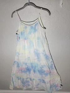 Cat & Jack Girl's Size XL (14/16) Multicolor Tie Dye Tiered Dress - Picture 1 of 2