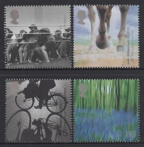 Great Britain 2000 Millenium - Stone and Soil set of 4 MUH - Picture 1 of 1