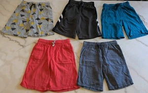 EUC Boy's Size Medium Size 8 Gymboree Shorts Lot of 5 Sports Grey Blue Orange... - Picture 1 of 21