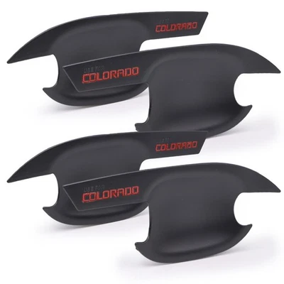 Door Handle Cover Bezel Insert Trim Fits For Chevrolet Colorado Pickup 2012-2018 - Image 1 of 4