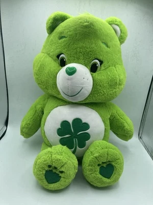 GRAN Cuidado Oso Just Play Buena Suerte Peluche Trébol Verde 22" 2017 Foto 1 de 4