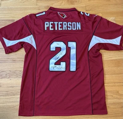 Patrick Peterson Signed Arizona Cardinals Jersey PSA/DNA Auto “P2 Nation” LSU Foto 1 de 3