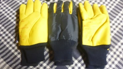 3x Winter Arbeitshandschuhe Gr 9 Leder/Textil IBV MarkenQualität gefüttert - Bild 1 von 4