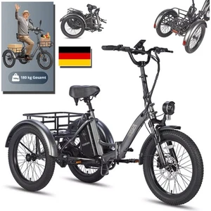 FAFREES F20 MATE 20 Zoll 3 Rad Elektrofahrrad 500W Elektro Dreirad Mit korb 21Ah - Bild 1 von 19