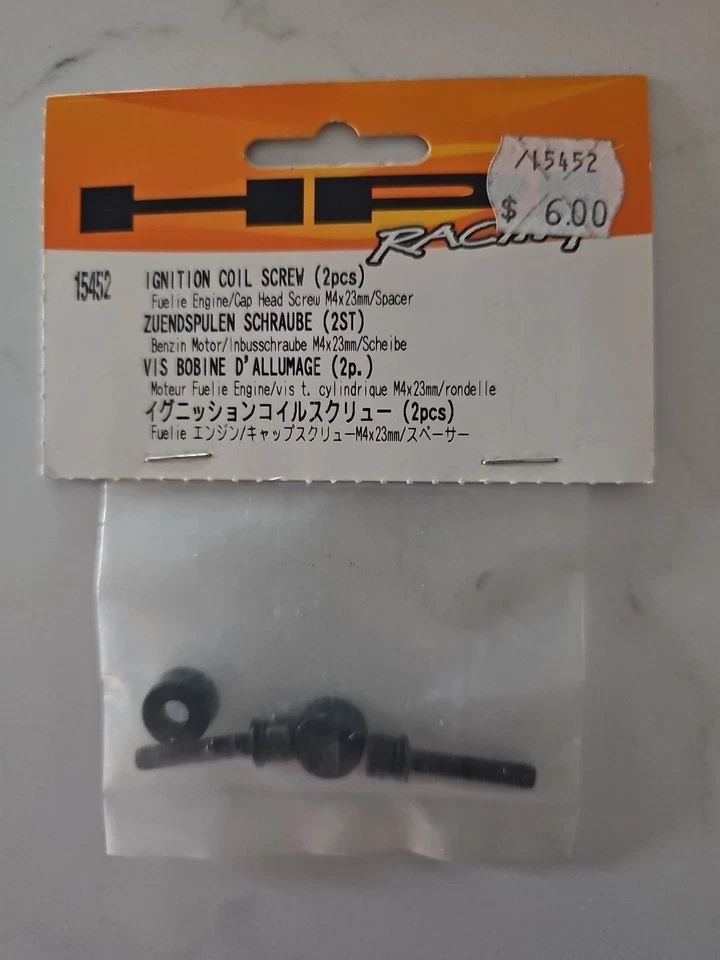 HPI 15452 Ignition Coil Screws for Fuelie 23 / 26S Engine Baja etc. New - Image 1 of 1