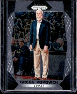 2017-18 Panini Prizm Gregg Popovich #300 San Antonio Spurs - Picture 1 of 2