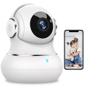 Security Camera Indoor 2K, 360 Pan/Tilt Cameras for Home Security with Motion... - Bild 1 von 9
