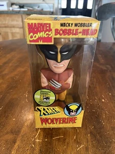 X-MEN WOLVERINE Funko Wacky Wobbler Bobble Head. Comic-Con Exclusive 2000 - Picture 1 of 6