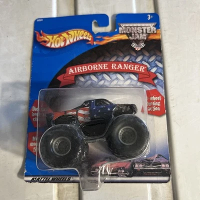 Camión de juguete Hot Wheels Monster Jam "Airborne Ranger" #50581 con giro de 4 ruedas nuevo en caja Foto 1 de 4