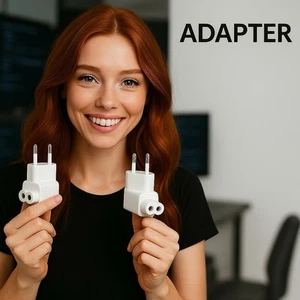 Adapter AC-Plug-Adapter A1561, EU (new Version - EUR), white Duck Head Plug - Zdjęcie 1 z 15
