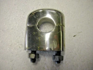 Abrazadera de manillar BMW Airhead R60/5 Otros (superior e inferior) cromada OEM - Imagen 1 de 2