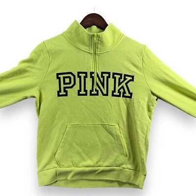 Rosa Victoria Secret Talla Mediana M Mujer Sudadera con Capucha Cremallera Completa Manga Larga Amarillo Foto 1 de 4