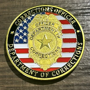 CHALLENGE COIN Corrections Officer-Department of Corrections - Picture 1 of 2
