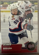 2021-22 UPPER DECK CHL CONNOR BEDARD #302 STARS EXCLUSIVES ROOKIE 89/100!