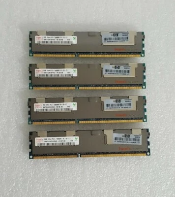 SK Hynix 32GB (4x8GB) 2Rx4 PC3-10600R DDR3 HMT31GR7AFR4C-H9 Server Memory  - Image 1 of 3