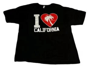 California T-SHIRT I Heart California Palm Trees 2XL - Picture 1 of 3