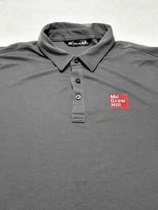 Travis Mathew McGraw Hill Grey Golf Polo Men’s Size Large Shirt Gray - Picture 1 of 11
