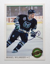 1992-93 OPC Premier #19 Michael Nylander RC Autograph