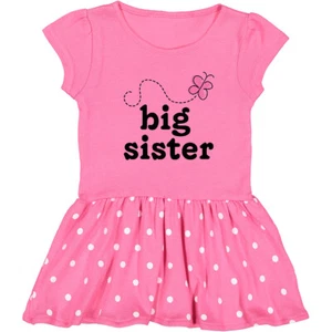 Inktastic Big Sister Butterfly Announcement Outfit Toddler Dress Sis Girls Hws - Picture 1 of 7
