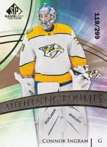 UPPER DECK 2020-21 SP GAME USED CONNOR INGRAM #156 119/299 GOLDEN BURST PARALLEL - Bild 1 von 2