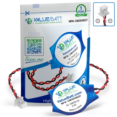 Replacement RTC BIOS CMOS Batter Dell XPS 18 1810 1820 AIO All-In-One CR2016