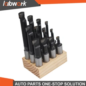 Labwork Boring Bar Set 3/4" C6 12 Pcs Carbide Tipped Bars 3/4 Shank Lathe Tool - Picture 1 of 10