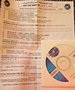 RADIO SHOW:BLUES DELUXE 6/7/09 NILS LOFGREN & GRIN,QUICKSILVER MESSENGER SERVICE - Picture 1 of 1