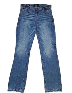 Lucky Brand Jeans Classic Straight Medium Wash Boys Sz 20 Cinch Waist 30" Inseam - Picture 1 of 17