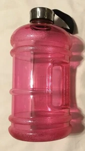 2.2 Liter Plastic Water Bottle Sports Top With Handle, Pink - Picture 1 of 7