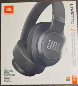 JBL Live 770NC Noise Cancelling Wireless Over-Ear Headphones - Black - Picture 1 of 5