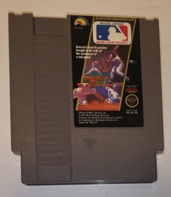 MAJOR LEAGUE BASEBALL (1988, NES) Authentic Nintendo Cartridge! Tested Works! 