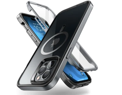 SupCase Edge Mag Case for iPhone 14 Pro Max Full Cover MagSafe Compatible Black