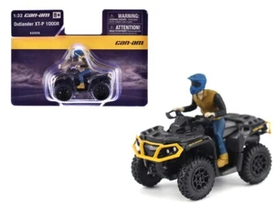 BRP Models Can-Am Outlander XT-P 1000R ATV Gray & Yellow w/Driver 1/32 60006 - Picture 1 of 5