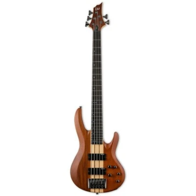 ESP LTD B-5E Mahogan Natural Satin 5-String Electric Bass Guitar B-Stock B5E - Image 1 of 4