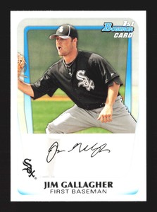 2011 Bowman Baseball 1st Bowman #BP74 Jim Gallagher Prospects