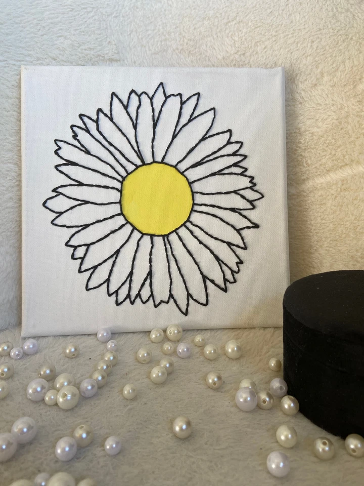 Broderie sur toile, fait main - Photo 1/1