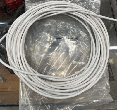 БЕЛЫЙ ВЕЛОСИПЕД ВЕЛОСИПЕД БЕЛЫЙ ТОРМОЗНОЙ ТРОС КОРПУС 50 ФУТОВ РУЛОН БЕЗ ПОДКЛАДКИ НОВЫЙ - Изображение 1 из 2