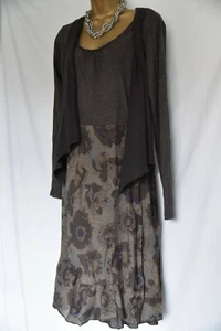 Sandwich olive layered dress sz L - Picture 1 of 6