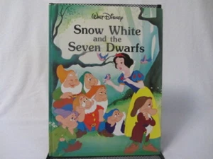 1986 WALT DISNEY CLASSIC SNOW WHITE & THE SEVEN DWARFS HARD COVER BOOK - Picture 1 of 4