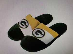 Green Bay Packers NFL Youth Boys Team Colorblock Slide Slippers - Picture 1 of 6