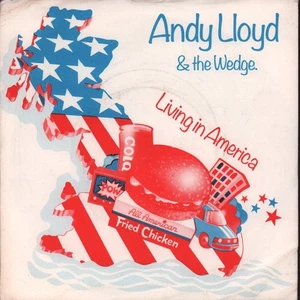 Andy Lloyd and the Wedge Living In America 7" vinyl UK Ariola 1979 pic sleeve - Picture 1 of 4