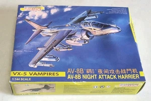 Shanghai Dragon 1:144 VX-5 VAMPIRES AV-8B Night Attack Harrier Model 4526 OPEN B - Picture 1 of 5