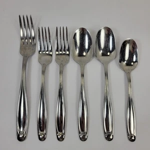Oneida Alexandria Gemischtes Set 6 Ersatz 18/0 Edelstahl Besteck Gabel Löffel - Bild 1 von 7