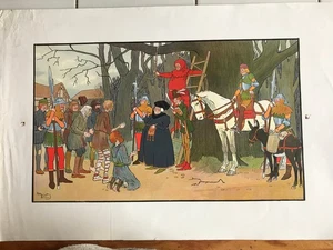 Harry Eliott Estampe Ancienne Les Pendus 03 - Foto 1 di 4