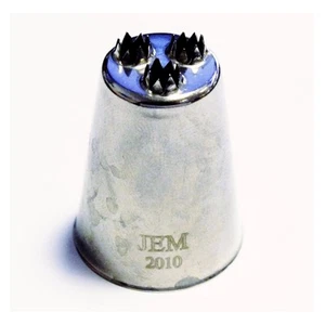 JEM #2010 TRIPLE STAR Stainless Steel Icing Piping Decorating Nozzle Tip Tube - Picture 1 of 1